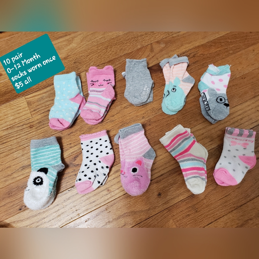 Baby socks 0-12 months